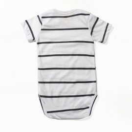 Infants-Black-White-Lining-Rompers|Bodysuits