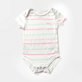 Infants-White-Multi-Rompers