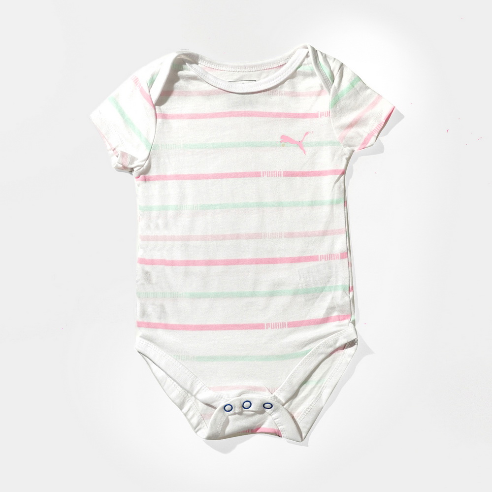 Infants-White-Multi-Rompers