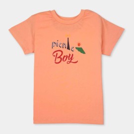 Picnic Boy Infants -Boys  Orange T-Shirts