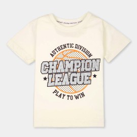 AL-Cham-Leag-Boys-Off-White-T-Shirts