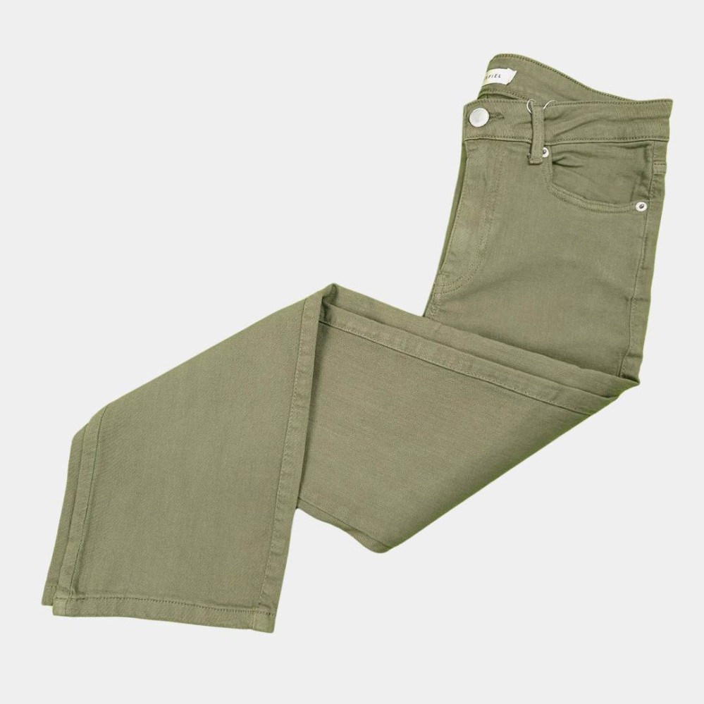 Flared-Jeans-Womens-Light-Green Flared-Jeans-Womens-Light-Green