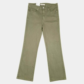 Flared-Jeans-Womens-Light-Green