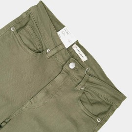 Flared-Jeans-Womens-Light-Green