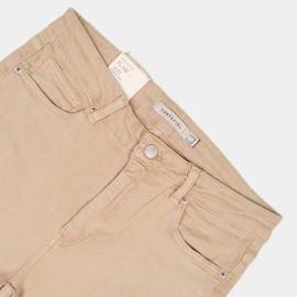 Flared-Womens-Jeans-Beige