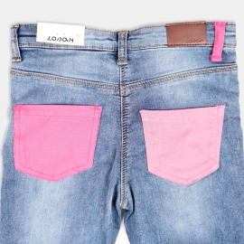 Girls-Sky-Blue-Pink-Jeans-Pants