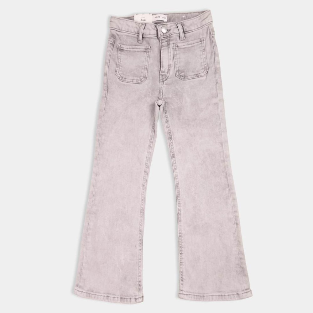 Girls-Light Gray-Pants-FLARE Girls-Light Gray-Pants-FLARE