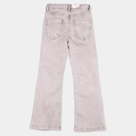 Girls-Light Gray-Pants-FLARE