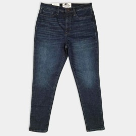 Mom-Jeans-Womens-Navy-Blue