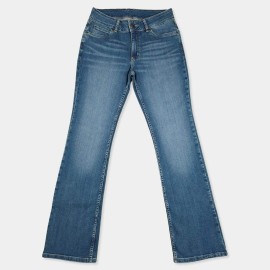 Womens-Flared-jeans-Blue