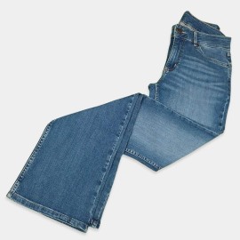 Womens-Flared-jeans-Blue