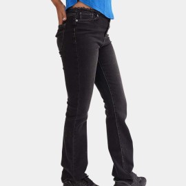 Flared-Jeans-Womens-Black