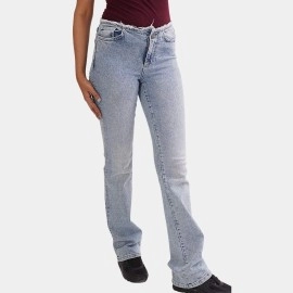 Flared-Jeans-Womens-Ice-Blue