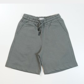 2 Pockets Cross Boys Gray Shorts
