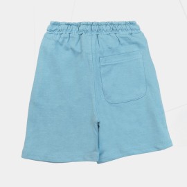 Straight Pockets Boys Light Gray Shorts
