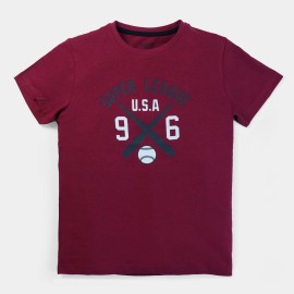 USA 96 Boys Maroon T-Shirts