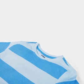 Cool Boys Blue & White Lining T-Shirts